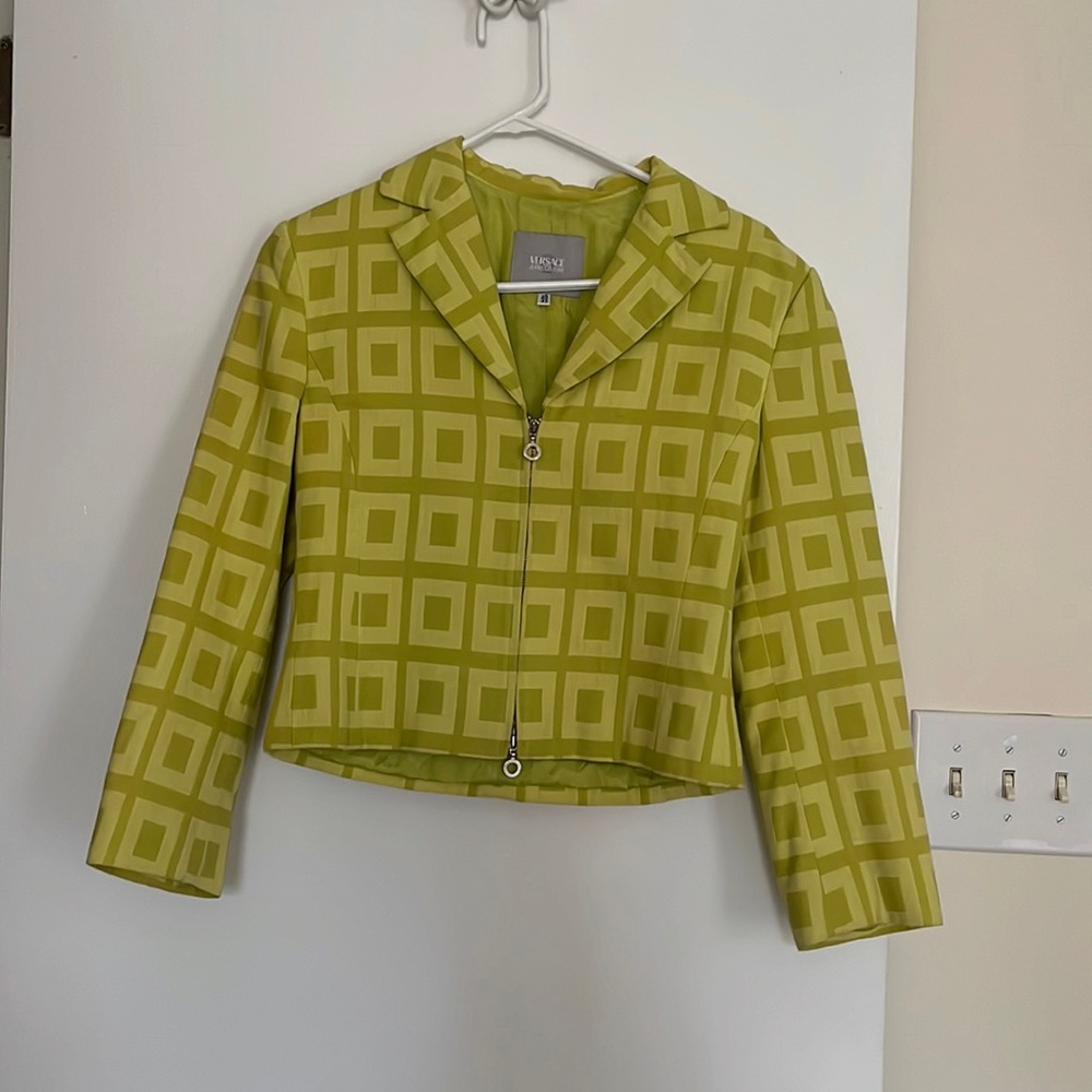 Versace jacket cropped
